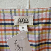 SIZE M | Plaid Top