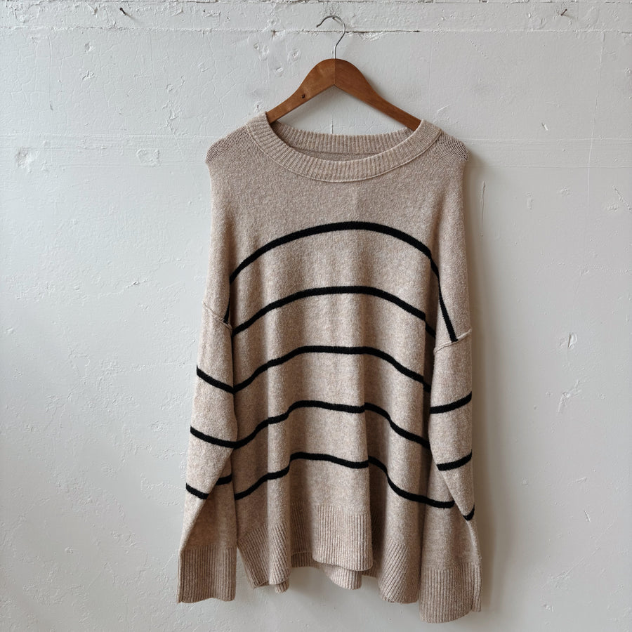SIZE L | Aerie Striped Sweater