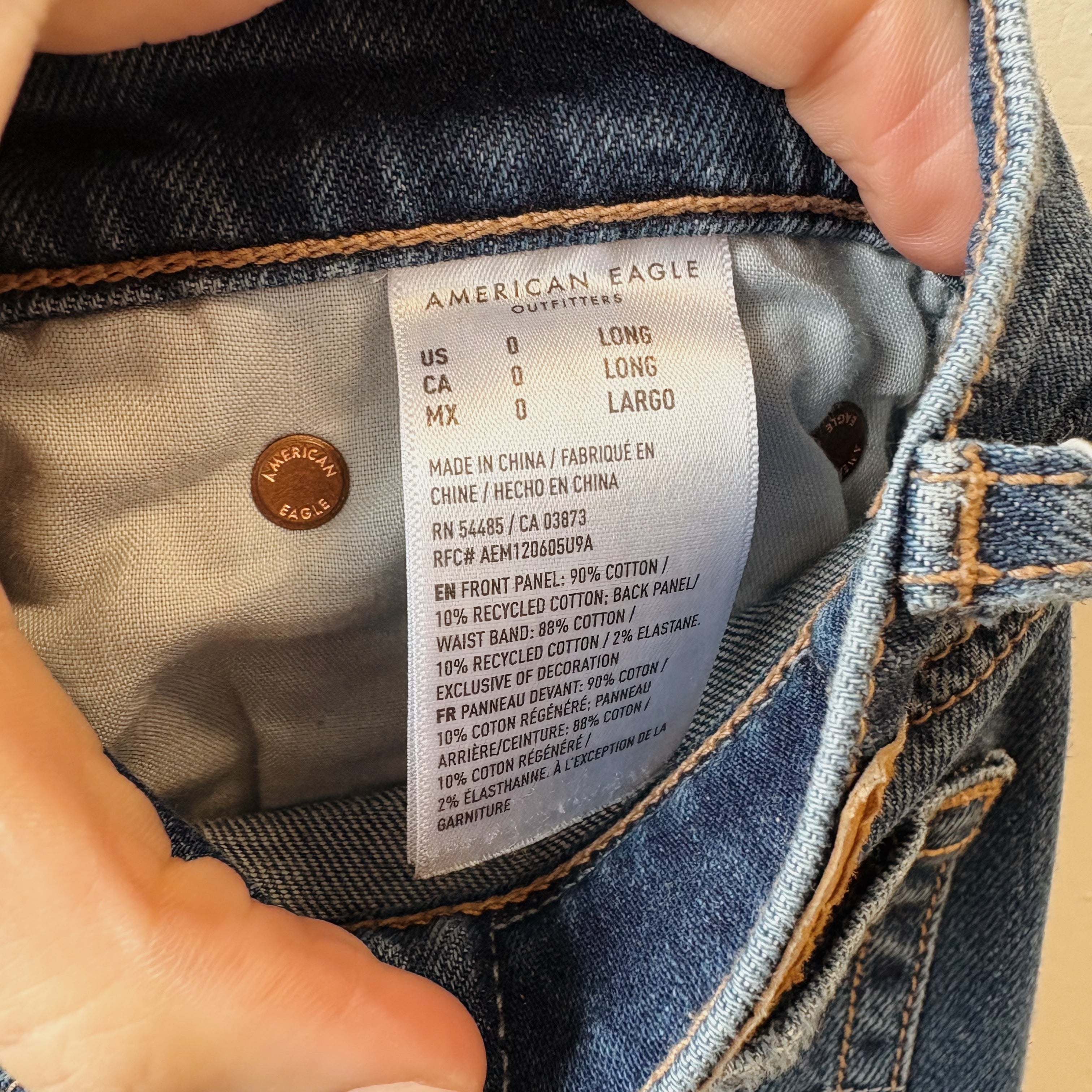 SIZE 0 | AE Long Jeans