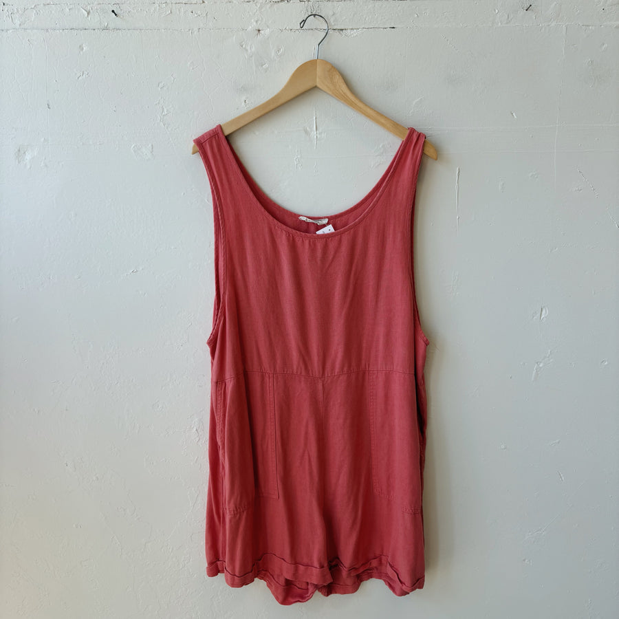 SIZE XL | Orange Romper