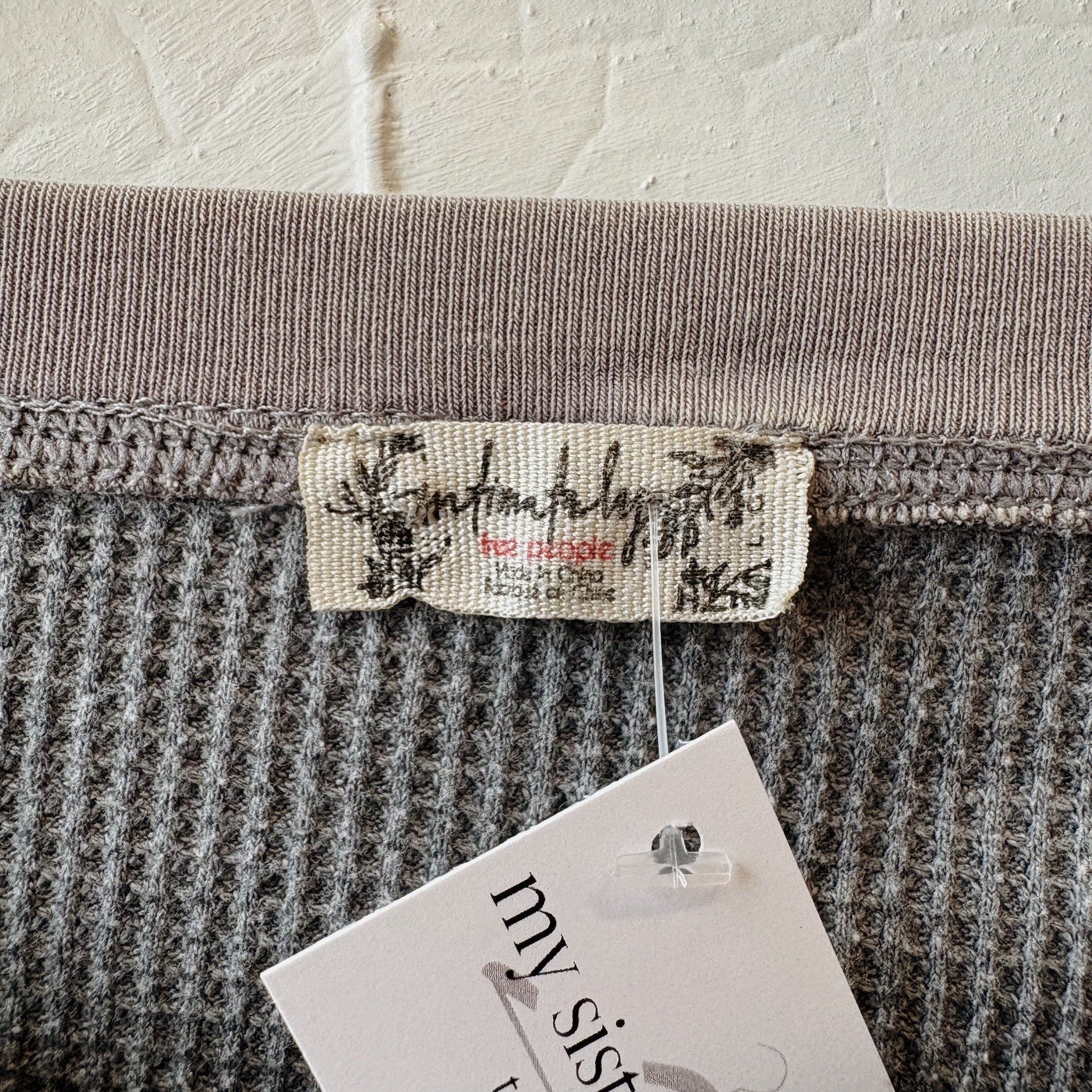 SIZE L | Free People Grey Top