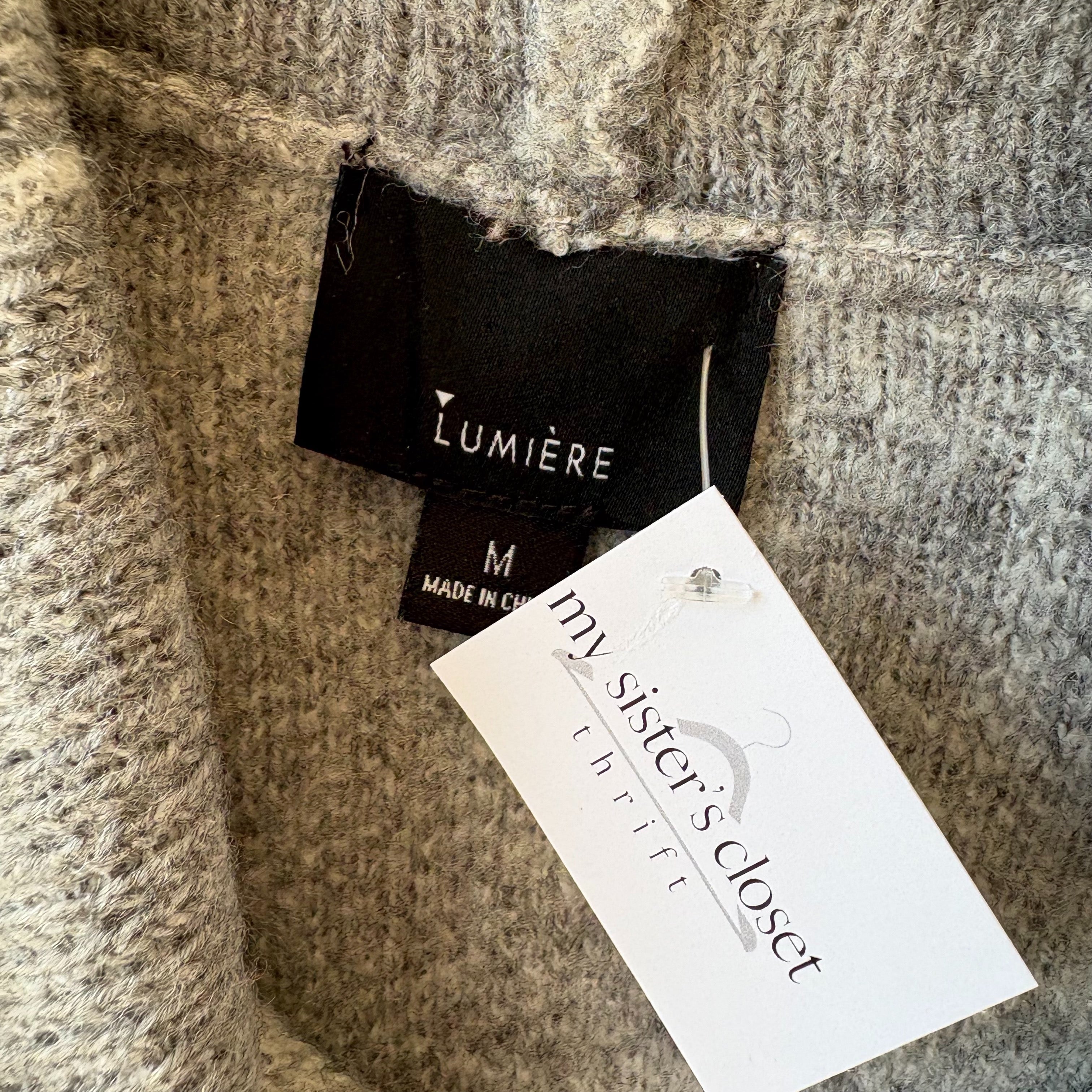 SIZE M | Gray Turtleneck Sweater