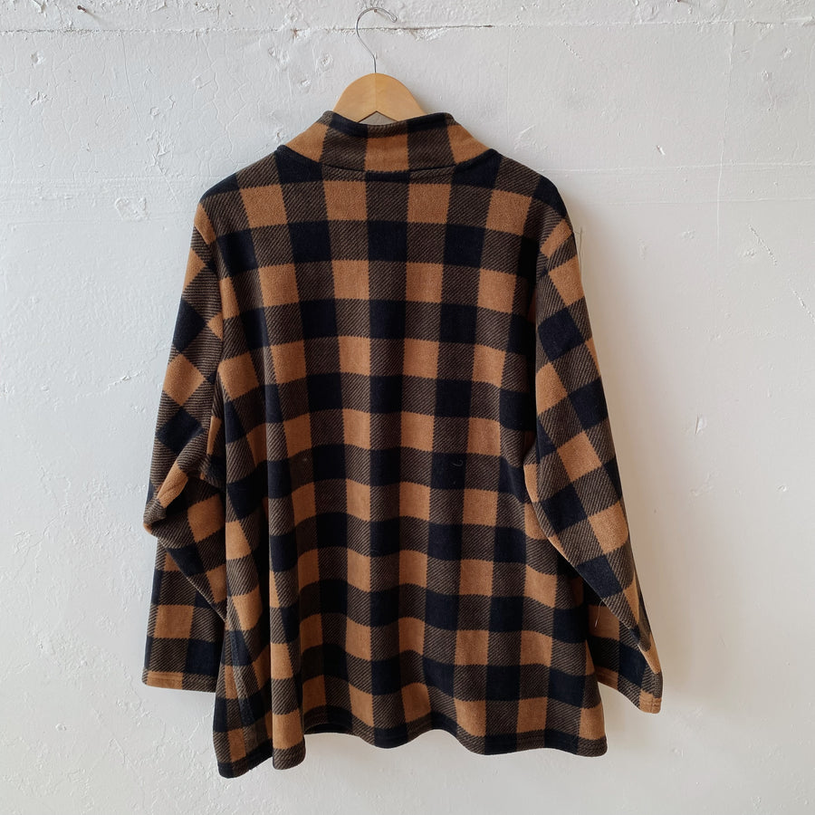 SIZE 2XL| Brown Fleece Jacket