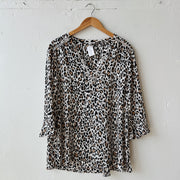 SIZE XXL | Cheetah Print Top