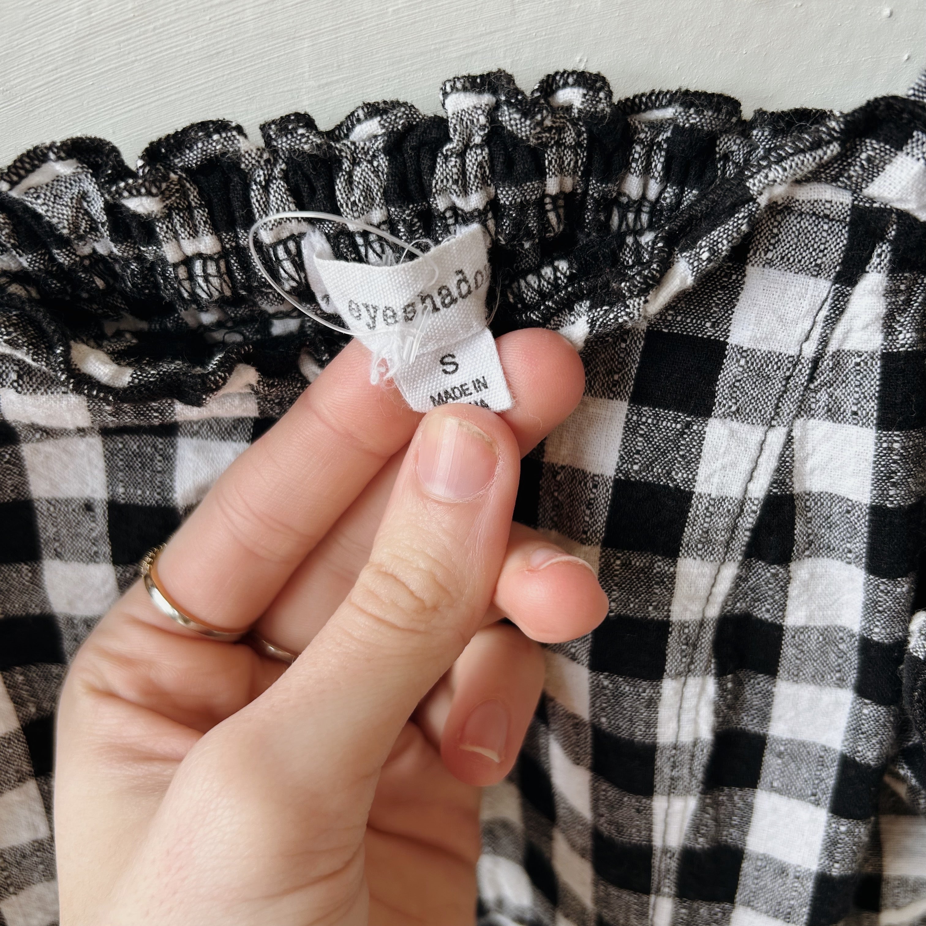 SIZE S | Plaid Tank Top
