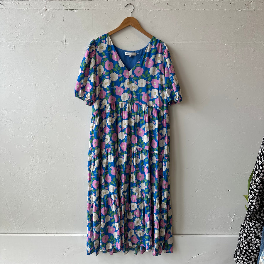 SIZE 2X | Floral Maxi Dress