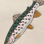Fish Embroidered Crewneck